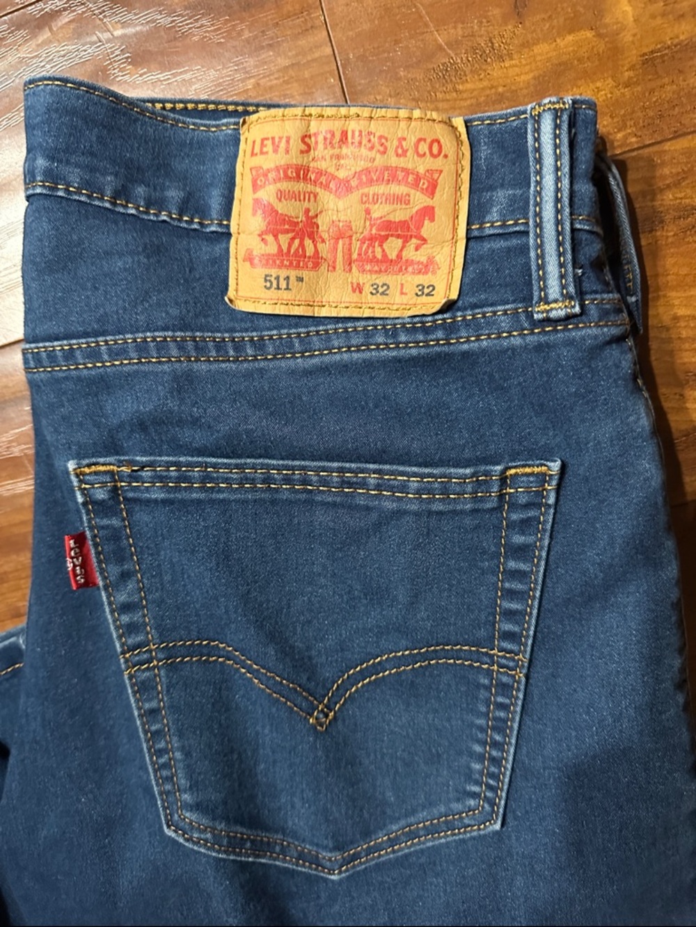 Levi’s 511 Slim Fit Jeans 32x32 Dark Wash Stretch Men’s Denim